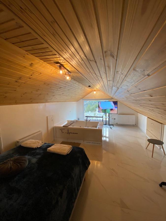 Apartmán Aprosmeno Jacuzzi House 2 Agros Exteriér fotografie